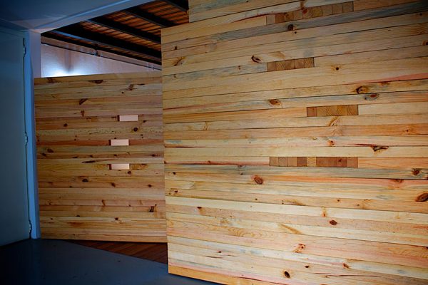 muro a base de polines