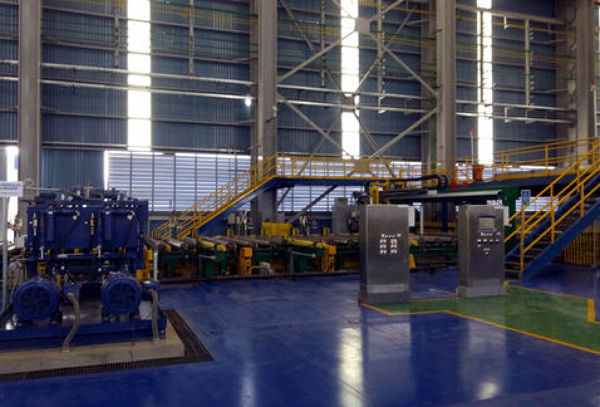 AHMSA NAVE INDUSTRIAL PRUDUCCION DE PLACA ACEROS
