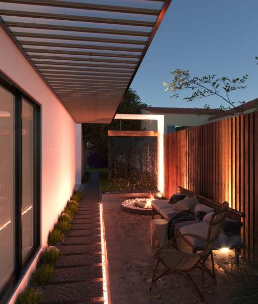 Patio remodelado
