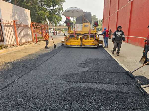 Tendido de carpeta asfaltica