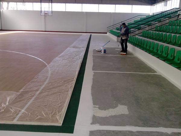 pintura especial para cancha deportiva