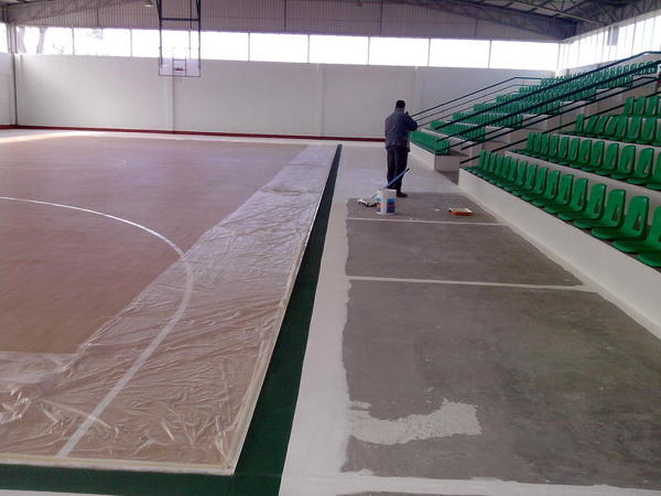 pintura especial para cancha deportiva