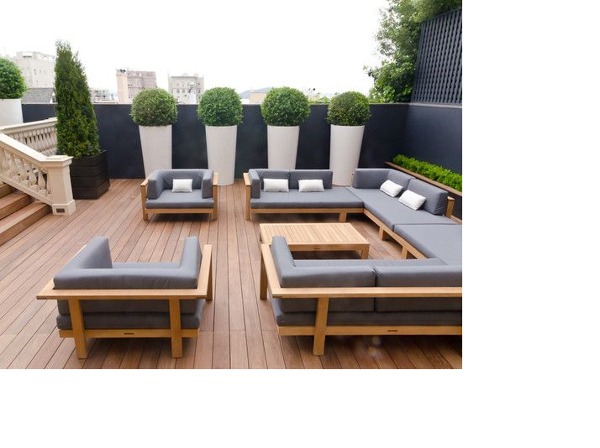 Piso Exterior Roof Garden y Decoraciòn