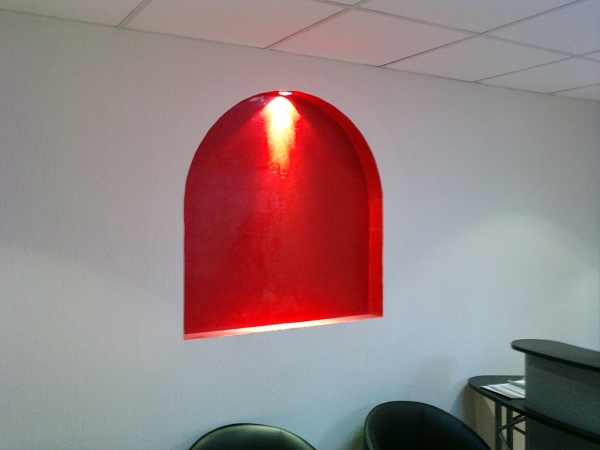 PLAFON TEXTURIZADO Y ARCO DE TABLAROCA