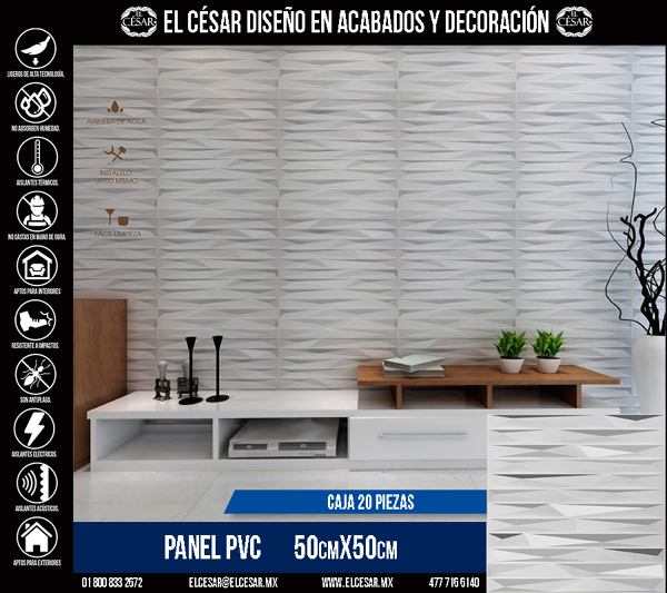 Panel PVC Modelo 015