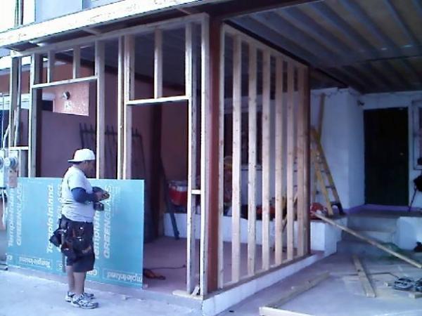 Prefabricados para exteriores con cero y aluminio