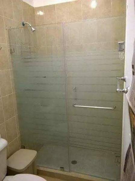 Cancel de cristal templado abatible