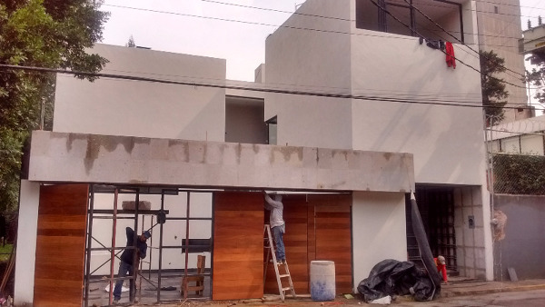reconstrucción sobre terreno