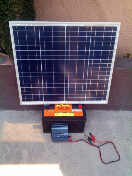 Sistema Solar Aislado, comunidad de bajos recursos.