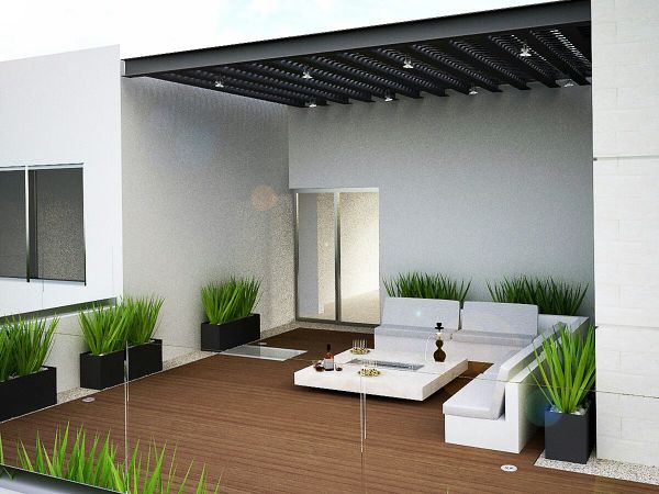 Proyecto terraza en área roof garden