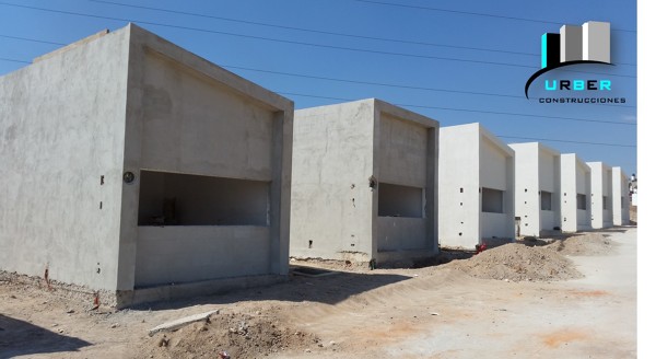 Casas en serie, obra gris