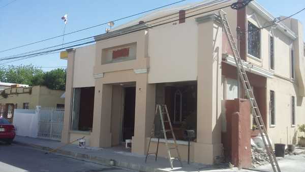 Remodelación de fachada, casa habitación