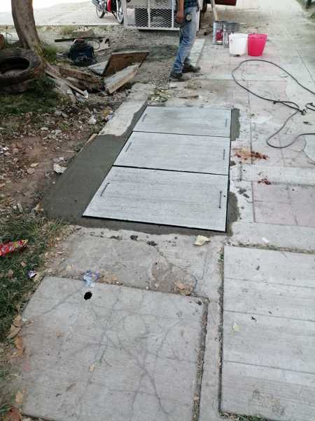 REPARACION EN REGISTROS DE CONCRETO