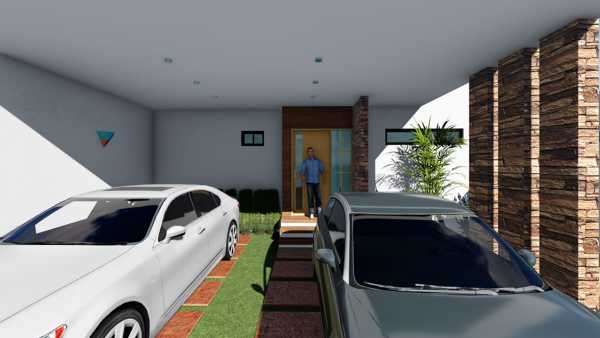 Diseño casa de 10x25