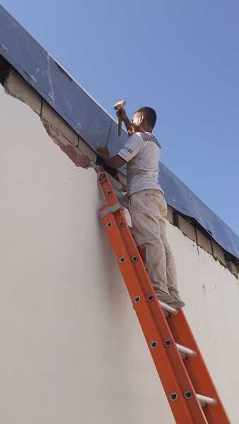 REPARACION DE MURO AGRIETADO