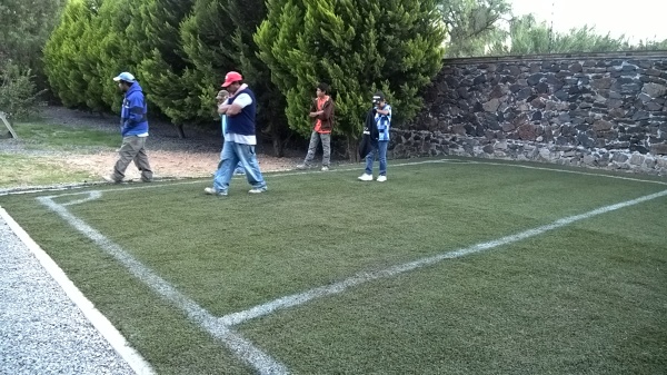 Construcción de cancha de pasto sintetico