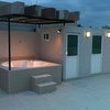 Hacer un roof garden con medio baño y asador y una recamara con baño completo