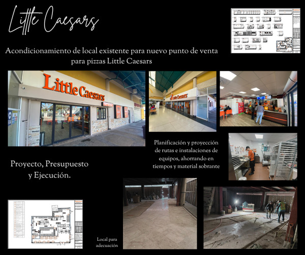 Diseño y construcción de Little Caesars