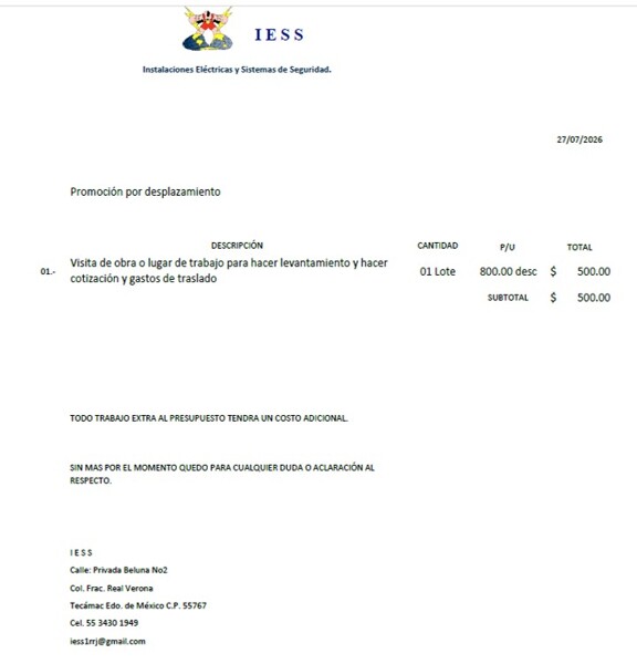 Promoción