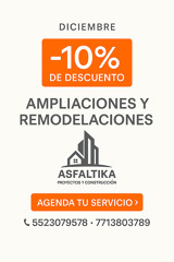 Ampliaciones y remodelaciones 10% de descuento!!!