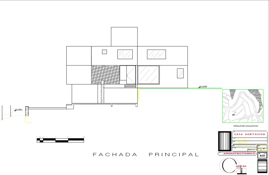 3.1 Fachada de la casa habitación