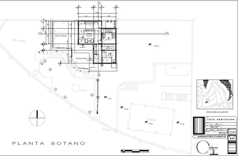 3.2 Plano arquitectónico