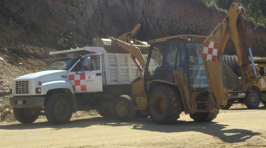 Acarreos en comunidad de Guerrero