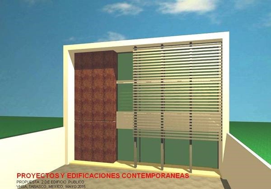 Alzado principal edificio sindicato 2