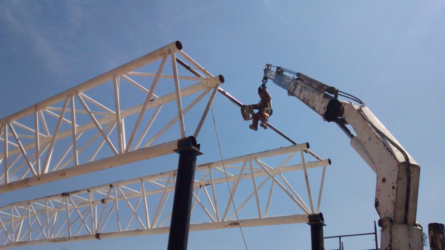 amarrado de la estructura