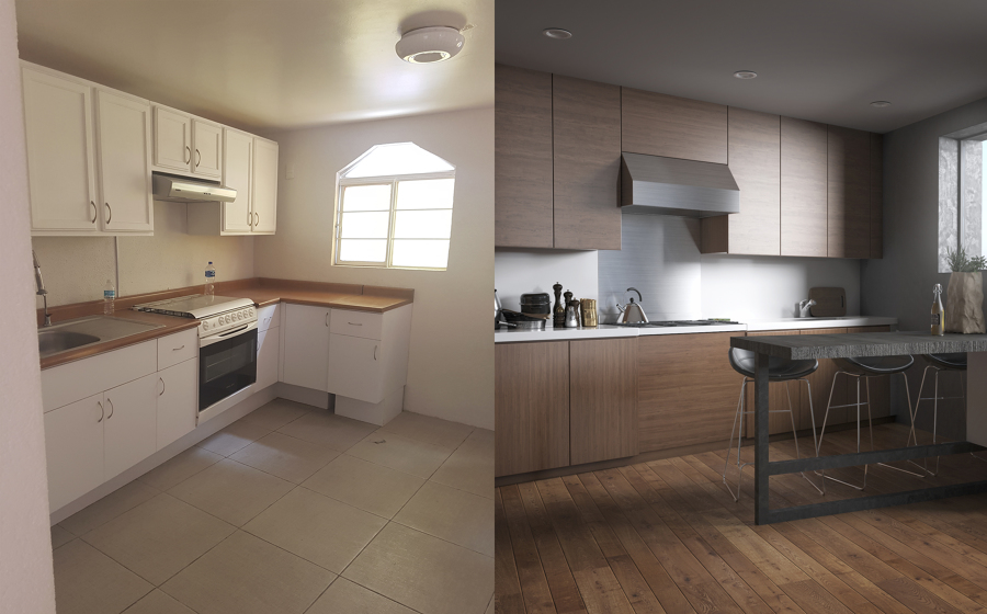 Antes y Después // Cocina