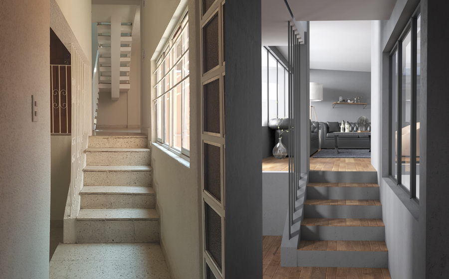 Antes y Después // Sala