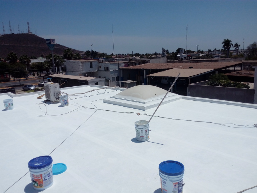 Aplicación de impermeabilizante en frió