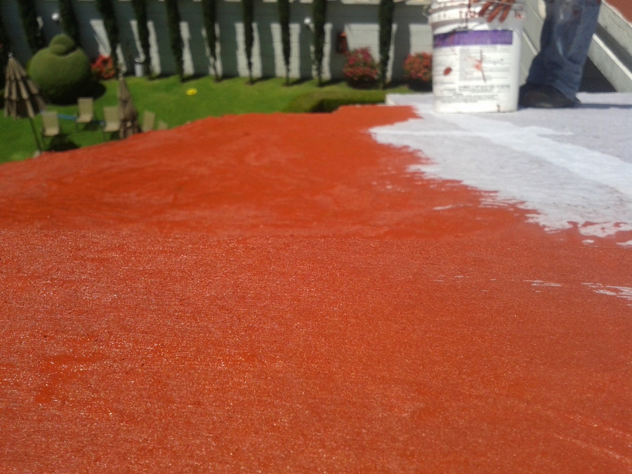 Aplicación de la primera mano.