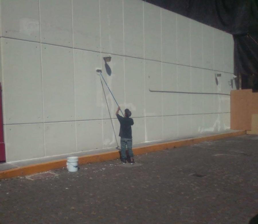 Aplicación de pintura