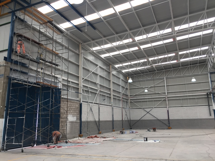APLICACION DE PINTURA ESMALTE EN PERFILES ESTRUCTURALES LIGEROS Y SEMIPESADOS HASTA 15 MTS DE ALTURA