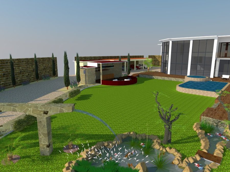 ARCOS DE PIEDRA Y CHARCA DE PECES 