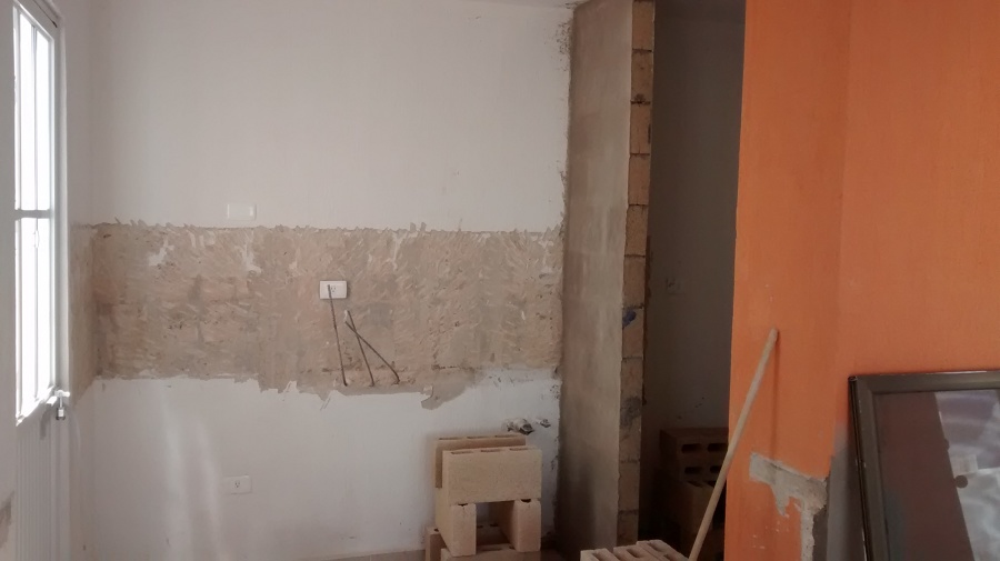 Area de lavado en proceso