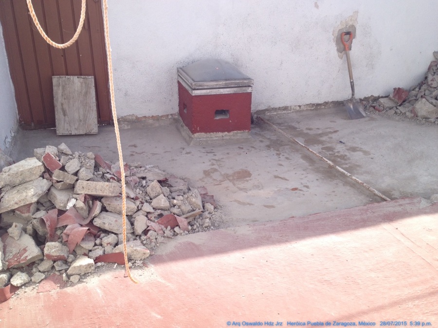 ÁREA DE TENDIDO PROCESO DE INTERVENCIÓN