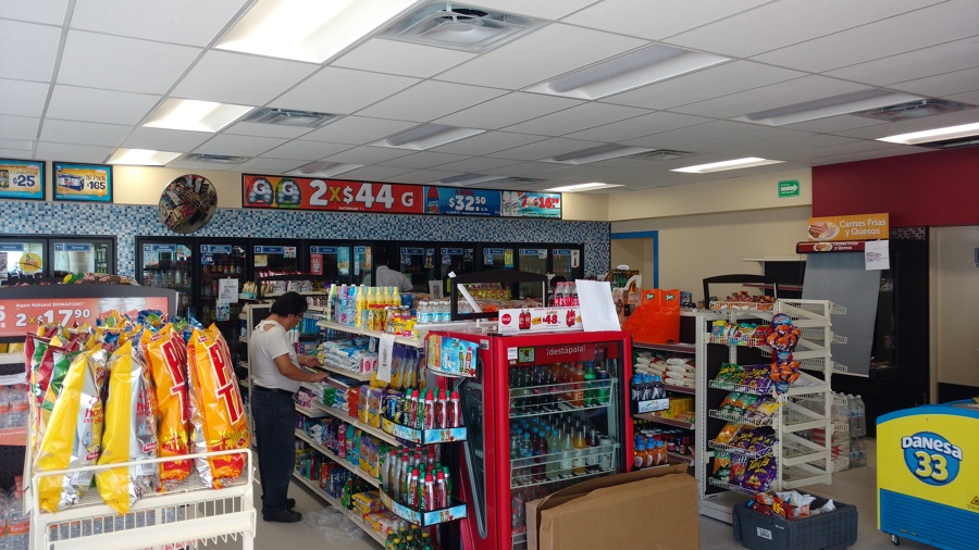 Área de ventas de la tienda