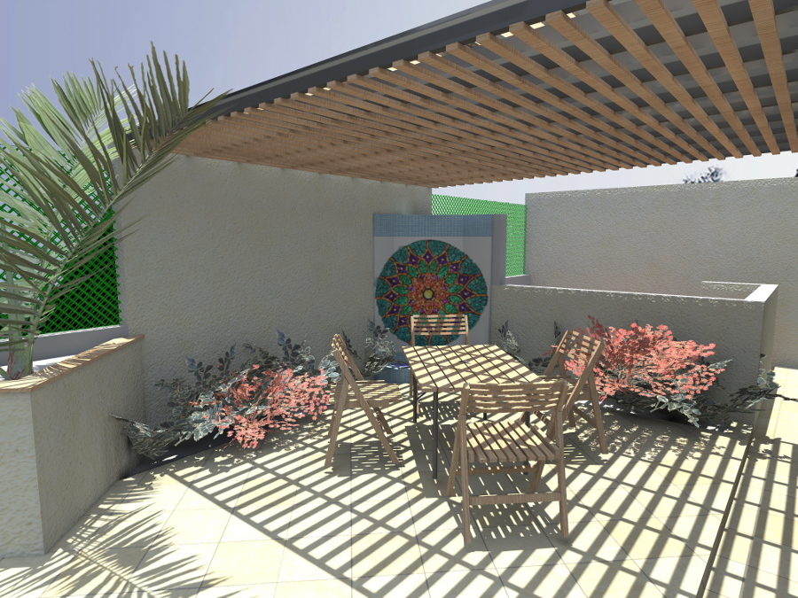 Área para tomar el té.