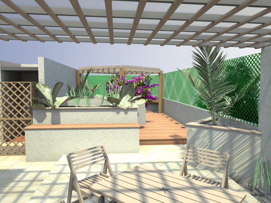 Área para tomar el té.