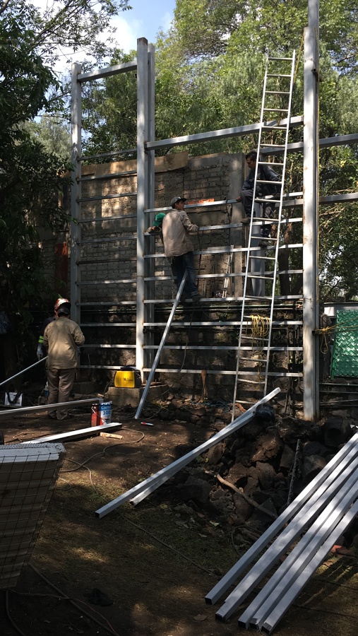 Armado de estructura metálica