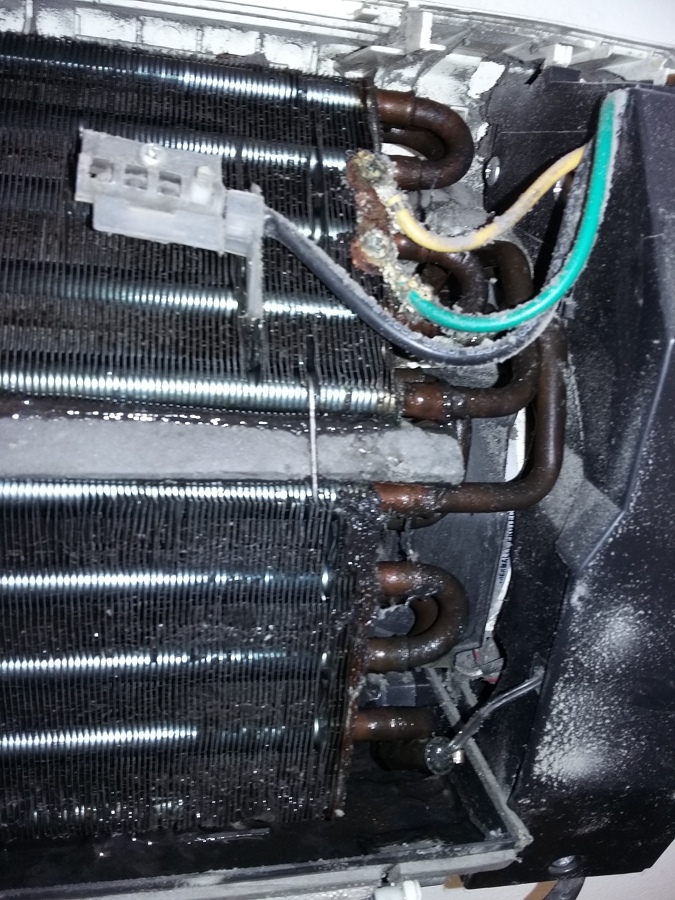 BACTERIAS ACUMULADAS POR FALTA DE MANTENIMIENTO 