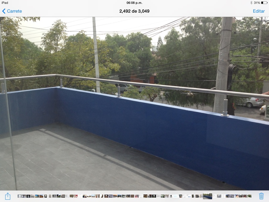 Barandal mixto.