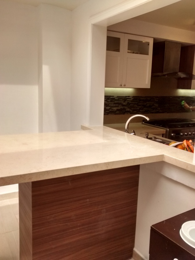 Barra desayunador integrada