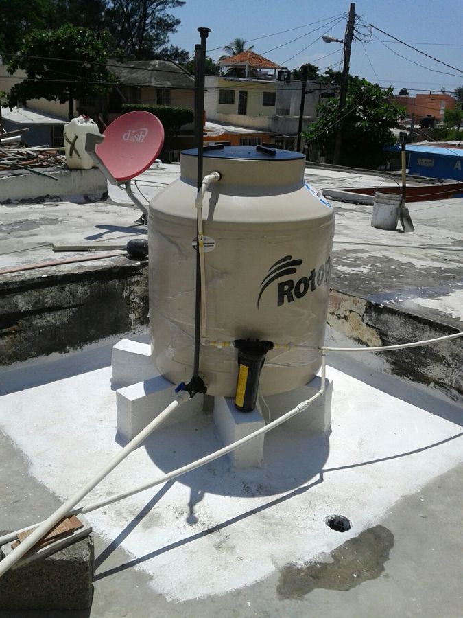 base de tinaco impermeabilizada