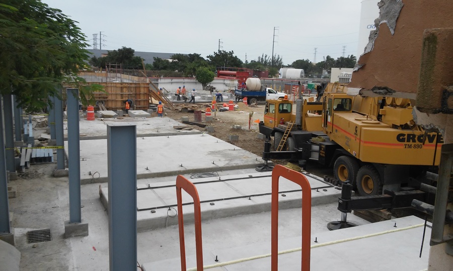 Bases  de  concreto armadas para equipos de Oxigeno