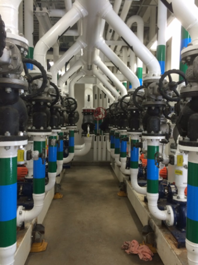 cabezal de torre de enfriamiento