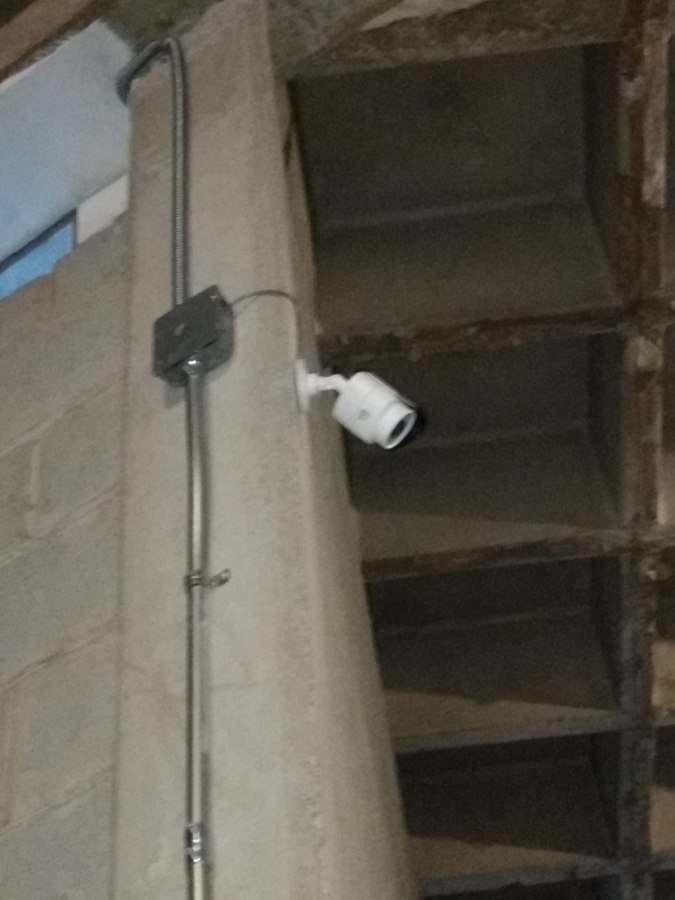 Cámara en area de proveedores