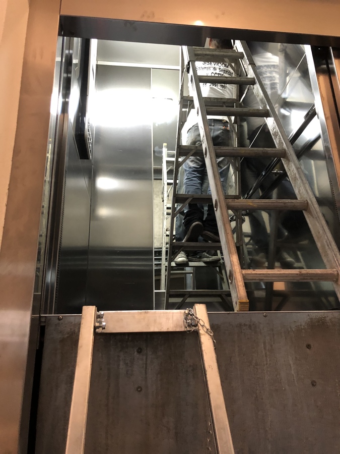 Cámara en elevador